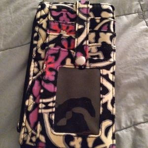 Vera Bradley wallet card keeper